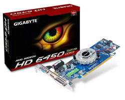  Gigabyte Radeon HD 6450 625Mhz PCI-E 2.1 512Mb 1600Mhz 64 bit DVI HDMI HDCP