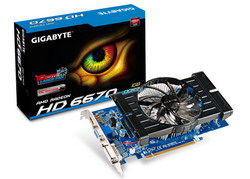  Gigabyte Radeon HD 6670 820Mhz PCI-E 2.1 1024Mb 1800Mhz 128 bit DVI HDMI HDCP