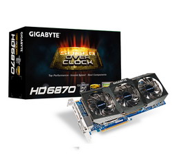  Gigabyte Radeon HD 6870 950Mhz PCI-E 2.1 1024Mb 4400Mhz 256 bit 2xDVI HDMI HDCP