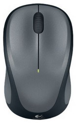  Logitech Wireless Mouse M235 Grey-Black USB