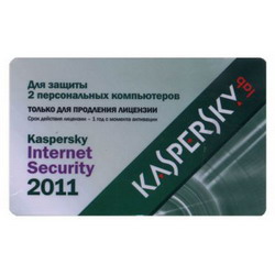 Kaspersky   Internet Security 2011 Russian Edition. 2-Desktop 1 year Renewal Card