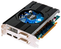  HIS Radeon HD 6770 850Mhz PCI-E 2.1 1024Mb 4800Mhz 128 bit 2xDVI HDMI HDCP Cool