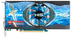  HIS Radeon HD 6850 775Mhz PCI-E 2.1 1024Mb 4000Mhz 256 bit 2xDVI HDMI HDCP Cool