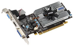  MSI GeForce GT 430 700Mhz PCI-E 2.0 1024Mb 1333Mhz 64 bit DVI HDMI HDCP