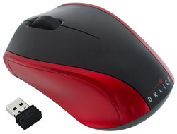  Oklick 540SW Wireless Optical Mouse Black-Red USB