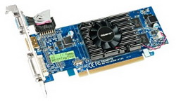  Gigabyte Radeon HD 5450 650Mhz PCI-E 2.1 128Mb 1800Mhz 64 bit DVI HDMI HDCP