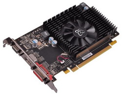  XFX Radeon HD 6570 650Mhz PCI-E 2.1 1024Mb 1300Mhz 64 bit DVI HDMI HDCP