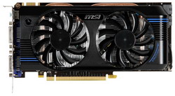  MSI GeForce GTX 560 Ti 832Mhz PCI-E 2.0 1024Mb 4008Mhz 256 bit 2xDVI Mini-HDMI HDCP