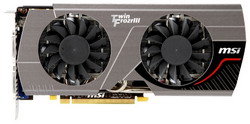  MSI GeForce GTX 560 Ti 750Mhz PCI-E 2.0 1280Mb 3900Mhz 320 bit 2xDVI Mini-HDMI HDCP