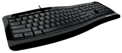  Microsoft Comfort Curve Keyboard 3000 Black USB