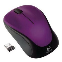  Logitech Wireless Mouse M235 Lilac-Black USB