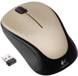  Logitech Wireless Mouse M235 Beige USB