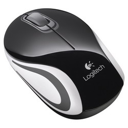  Logitech Wireless Mini Mouse M187 Black-White USB