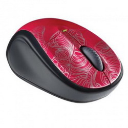  Logitech Wireless Mouse M325 Red-Black USB