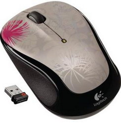  Logitech Wireless Mouse M325 Black-Light Silver USB