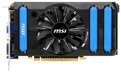  MSI GeForce GTX 550 Ti 900Mhz PCI-E 2.0 1024Mb 4100Mhz 192 bit DVI HDMI HDCP