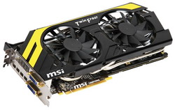  MSI Radeon HD 7970 1070Mhz PCI-E 3.0 3072Mb 5600Mhz 384 bit 2xDVI HDCP