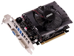  MSI GeForce GT 630 810Mhz PCI-E 2.0 4096Mb 1000Mhz 128 bit DVI HDMI HDCP