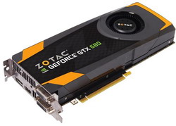  Zotac GeForce GTX 680 1006Mhz PCI-E 3.0 4096Mb 6008Mhz 256 bit 2xDVI HDMI HDCP