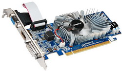  Gigabyte GeForce GT 620 700Mhz PCI-E 2.0 1024Mb 1200Mhz 64 bit DVI HDMI HDCP