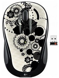  Logitech Wireless Mouse M325 Ink Gears White-Black USB