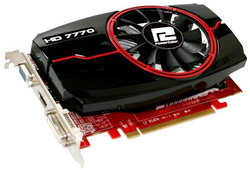  PowerColor Radeon HD 7770 1000Mhz PCI-E 3.0 1024Mb 4500Mhz 128 bit DVI HDMI HDCP VGA