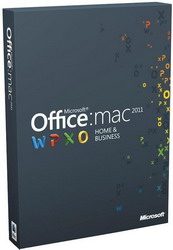 Microsoft Off Mac Home Business 1PK 2011 Russian Russia Only EM DVD No Skype