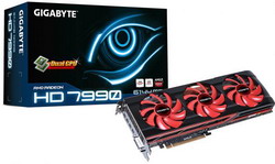  Gigabyte Radeon HD 7990 950Mhz PCI-E 3.0 6144Mb 6000Mhz 768 bit DVI HDCP