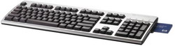  HP BV813AA Smart Card CCID Keyboard Black-Silver USB