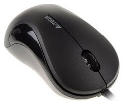  A4 Tech D-321 Holeless mouse Black USB