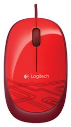  Logitech Mouse M105 Red USB