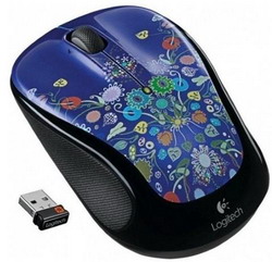  Logitech Wireless Mouse M325 nature jewelry Blue-Black USB