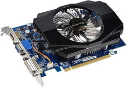  Gigabyte GeForce GT 420 700Mhz PCI-E 2.0 1024Mb 1600Mhz 128 bit DVI HDMI HDCP