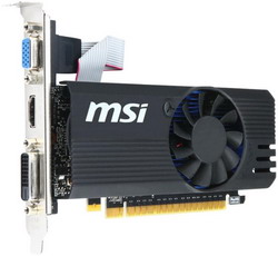  MSI GeForce GT 640 1045Mhz PCI-E 3.0 1024Mb 5010Mhz 64 bit DVI HDMI HDCP