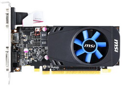  MSI Radeon HD 7730 800Mhz PCI-E 3.0 1024Mb 1600Mhz 128 bit DVI HDMI HDCP