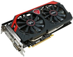  MSI Radeon R9 270X 1030Mhz PCI-E 3.0 2048Mb 5600Mhz 256 bit 2xDVI HDMI HDCP