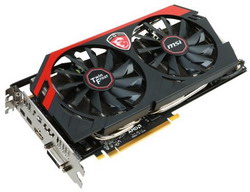  MSI Radeon R9 280X 1000Mhz PCI-E 3.0 3072Mb 6000Mhz 384 bit DVI HDMI HDCP