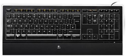  Logitech Illuminated Keyboard K740 Black USB