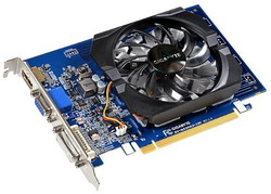  Gigabyte GeForce GT 630 902Mhz PCI-E 2.0 1024Mb 1800Mhz 64 bit DVI HDMI HDCP