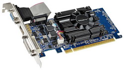  Gigabyte GeForce GT 610 810Mhz PCI-E 2.0 1024Mb 1333Mhz 64 bit DVI HDMI HDCP rev. 1.0