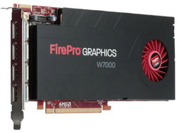  Sapphire FirePro W7000 950Mhz PCI-E 3.0 4096Mb 256 bit