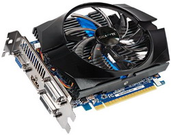  Gigabyte GeForce GTX 650 1110Mhz PCI-E 3.0 4096Mb 5000Mhz 128 bit 2xDVI HDMI HDCP