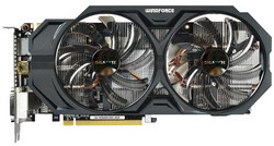  Gigabyte GeForce GTX 760 1033Mhz PCI-E 3.0 2048Mb 6008Mhz 256 bit 2xDVI HDMI HDCP