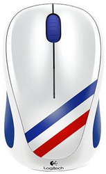  Logitech Wireless Mouse M235 Blue-White-Red USB