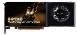  Zotac GeForce GTX 285 648 Mhz PCI-E 2.0 1024 Mb 2484 Mhz 512 bit 2xDVI TV HDCP YPrPb