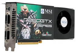  MSI GeForce GTX 260 580 Mhz PCI-E 2.0 896 Mb 2000 Mhz 448 bit 2xDVI TV HDCP YPrPb