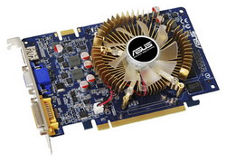  Asus GeForce 9500 GT 550 Mhz PCI-E 2.0 1024 Mb 800 Mhz 128 bit DVI HDMI HDCP YPrPb