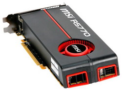  MSI Radeon HD 5770 850 Mhz PCI-E 2.1 1024 Mb 4800 Mhz 128 bit 2xDVI HDMI HDCP