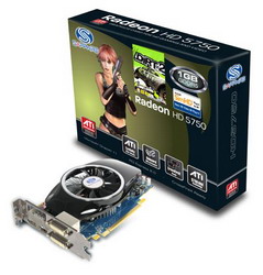  Sapphire Radeon HD 5750 700 Mhz PCI-E 2.1 1024 Mb 4600 Mhz 128 bit 2xDVI HDMI