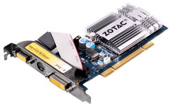  Zotac GeForce 6200 350 Mhz AGP 512 Mb 533 Mhz 64 bit DVI TV